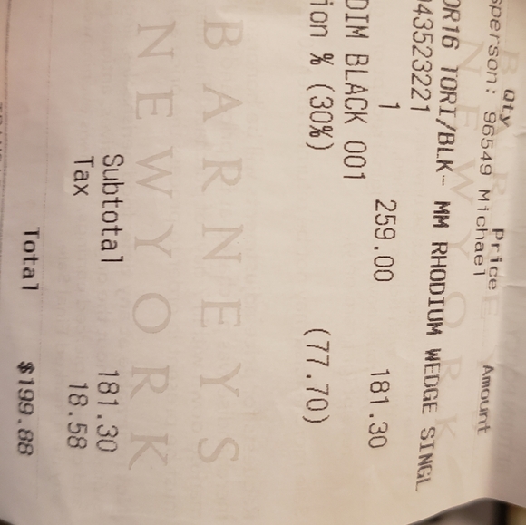 alexander wang Leather wedge sandal In Size 36 - Picture 4 of 4